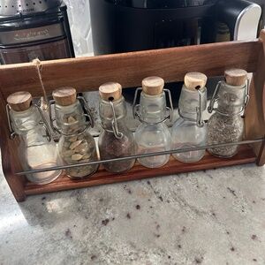 ZARA home wooden spice rack